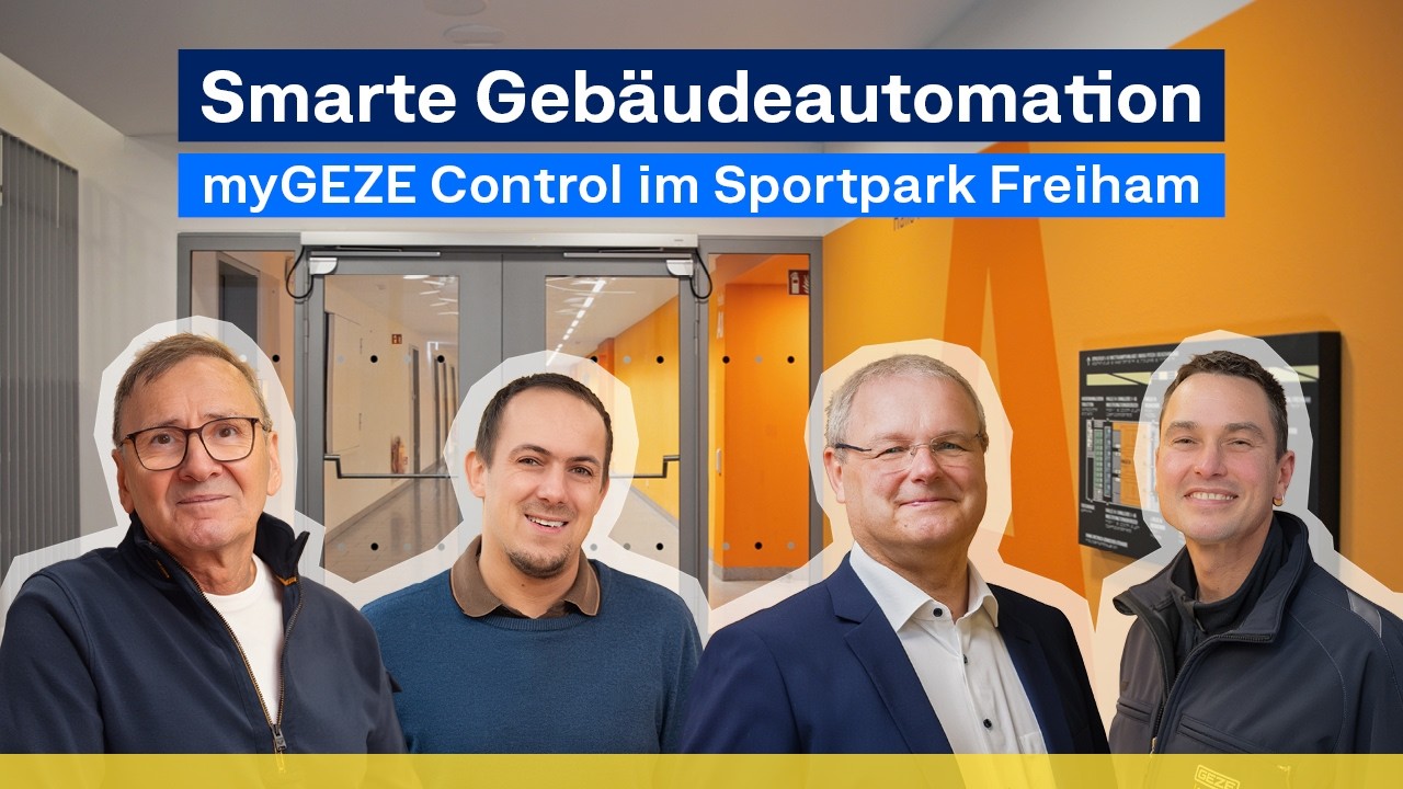 Automação inteligente de edifícios no Sportpark Freiham | myGEZE Control e myGEZE Visu 